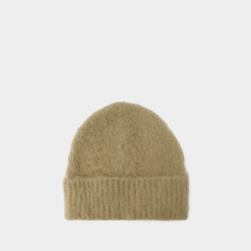 Kameo Beanie - Acne Studios - Wool - Dark Beige