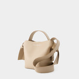 Musubi Mini R Crossbody - Acne Studios - Leather - Beige