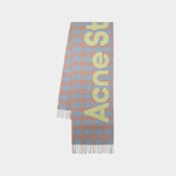 Veda Scarf - Acne Studios - Wool - Beige/Green