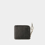 Aquare Crackle Wallet - Acne Studios - Leather - Black