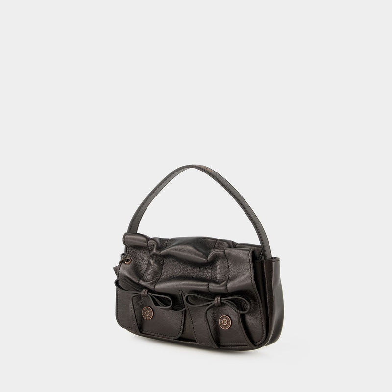 Atroska Micro Hobo Bag - Acne Studios - Leather - Dark Brown