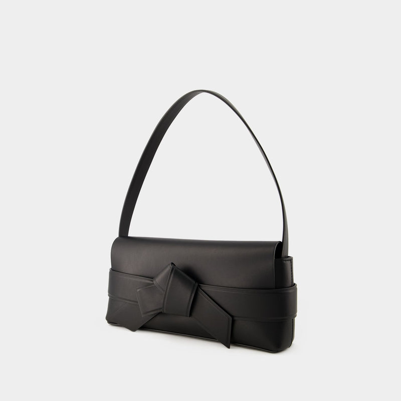 Musubi Elongated Hobo Bag - Acne Studios - Leather - Black