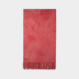 Canada Tie Dye Scarf - Acne Studios - Wool - Pink