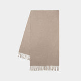 Classic Scarf - TOTEME - Wool - Beige