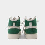 Dice Hi Sneakers - Axel Arigato - White/Green Kale - Leather