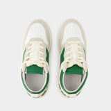 Rhecess Low Sneakers - Rhude - Leather - White/Green