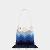 Priya Hobo Bag - Nannacay - Blue - Cotton