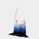 Priya Hobo Bag - Nannacay - Blue - Cotton