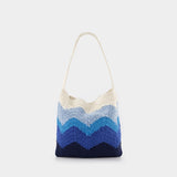 Priya Hobo Bag - Nannacay - Blue - Cotton