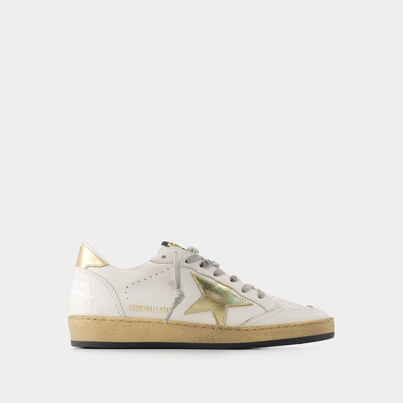 Ballstar Sneakers - Golden Goose - Leather - White