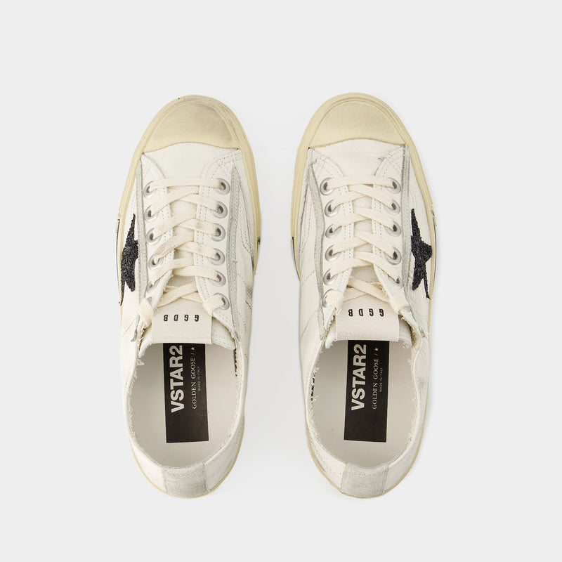 V-Star 2 Sneakers - Golden Goose Deluxe Brand - Leather - White