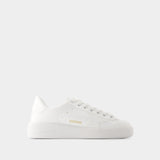 Pure Star Sneakers - Golden Goose - Leather - Optic White