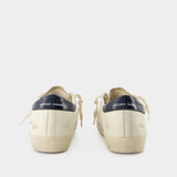 Super-Star Sneakers - Golden Goose - Beige/Blue - Leather