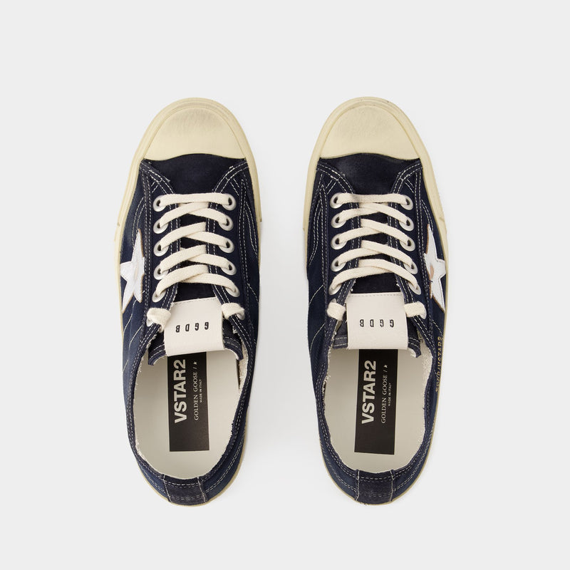 V-Star 2 Sneakers - Golden Goose - Leather - Blue