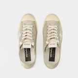 V- Star Sneakers - Golden Goose - Leather - Taupe/Silver