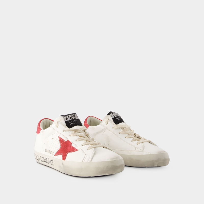 Super-Star Sneakers - Golden Goose - Leather - Beige