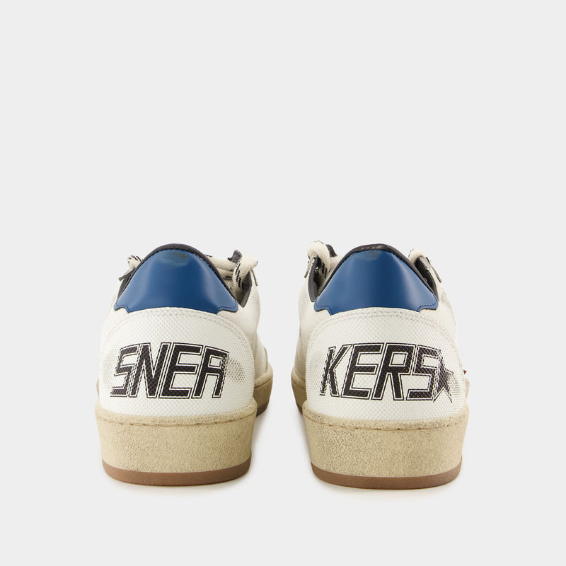 Ball Star Sneakers - Golden Goose Deluxe Brand - Leather - White