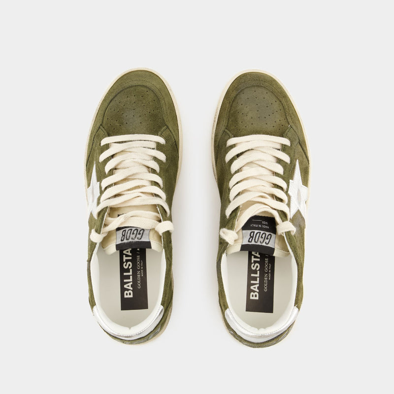 Ball Star Sneakers - Golden Goose Deluxe Brand - Leather - Khaki