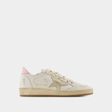 Ball Star Sneakers - Golden Goose Deluxe Brand - Leather - White