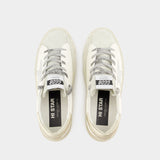 Hi Star Sneakers - Golden Goose Deluxe Brand - Leather - White