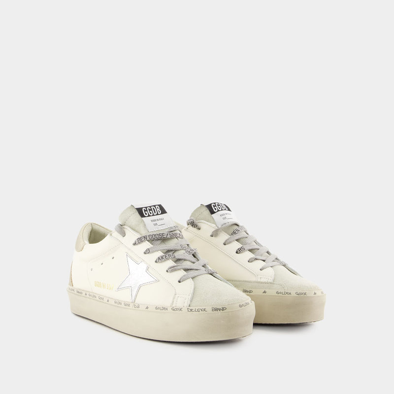 Hi Star Sneakers - Golden Goose Deluxe Brand - Leather - White