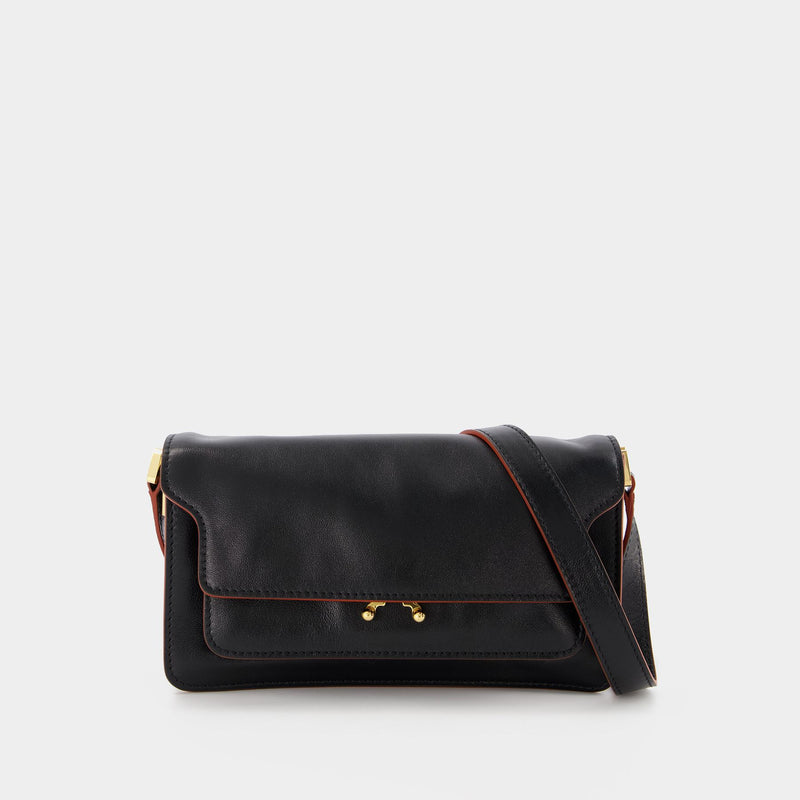 Trunk Soft Ew Crossbody - Marni - Black - Leather