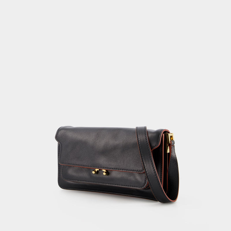 Trunk Soft Ew Crossbody - Marni - Black - Leather