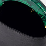 Mini Venice Bucket Bag - Marni - Leather - Black