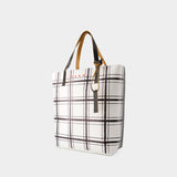 Tribeca Tote Bag - Marni - Leather - White/Black