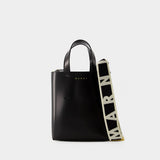 Museo Mini Crossbody - Marni - Leather - Black