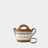 Tropicalia Micro Shopper Bag - Marni - Cotton - Beige