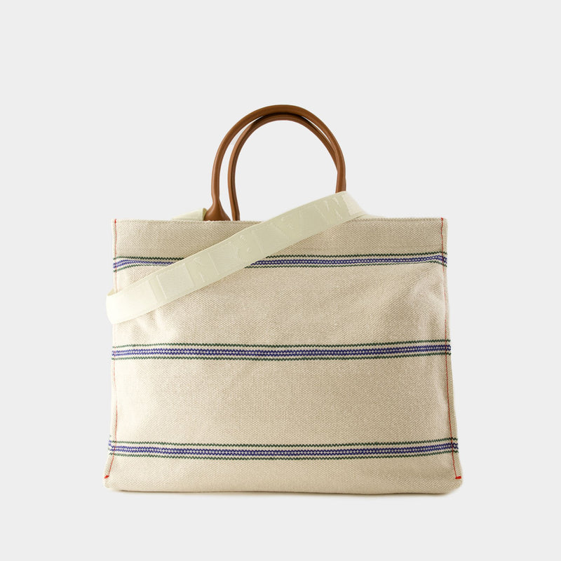 Pelletteria Uomo Shopper Bag - Marni - Cotton - Beige