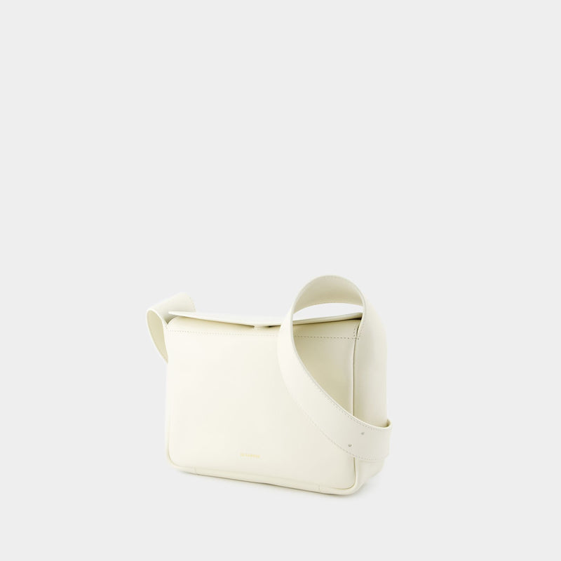 Flap Messenger Xs Crossbody - Jil Sander - Leather - Beige