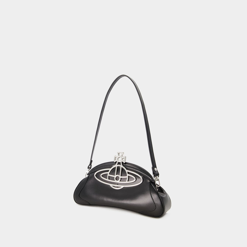 Amber Clutch - Vivienne Westwood - Leather - Black