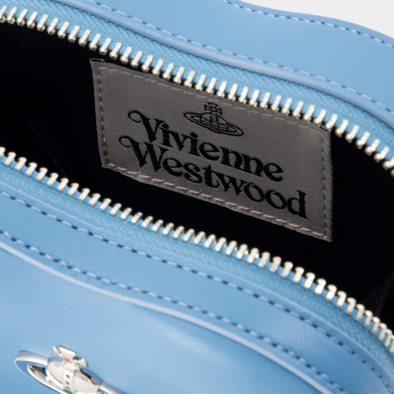 Mini Heart Crossbody - Vivienne Westwood - Leather - Blue