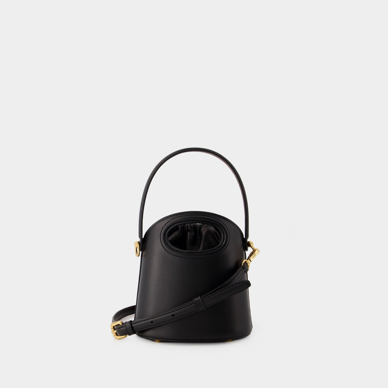 Secchiello Crossbody Bag - Etro - Leather - Black