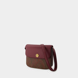 Tracolla Crossbody - Etro - Leather - Burgundy