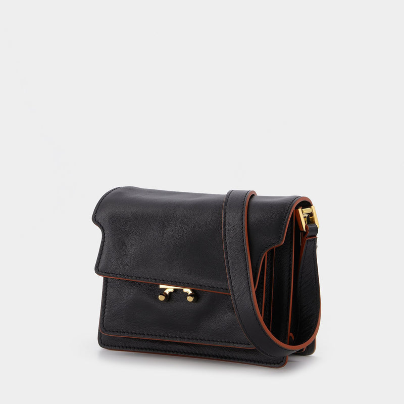 Trunk Soft Mini in Black Leather