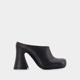 Fussbett Heel 10 in Black Leather