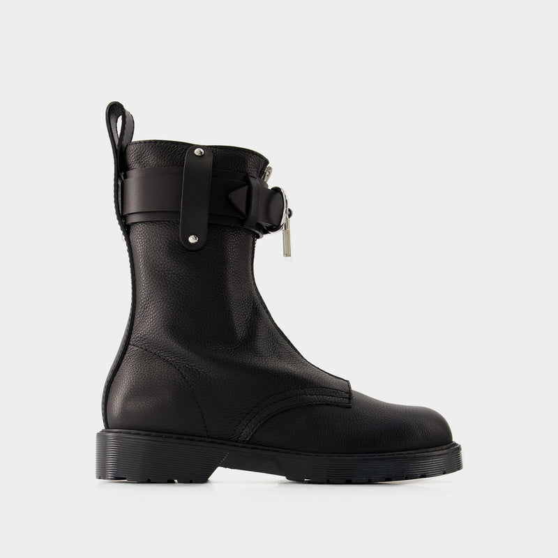 Punk Combat Boots - J.W. Anderson - Leather - Black