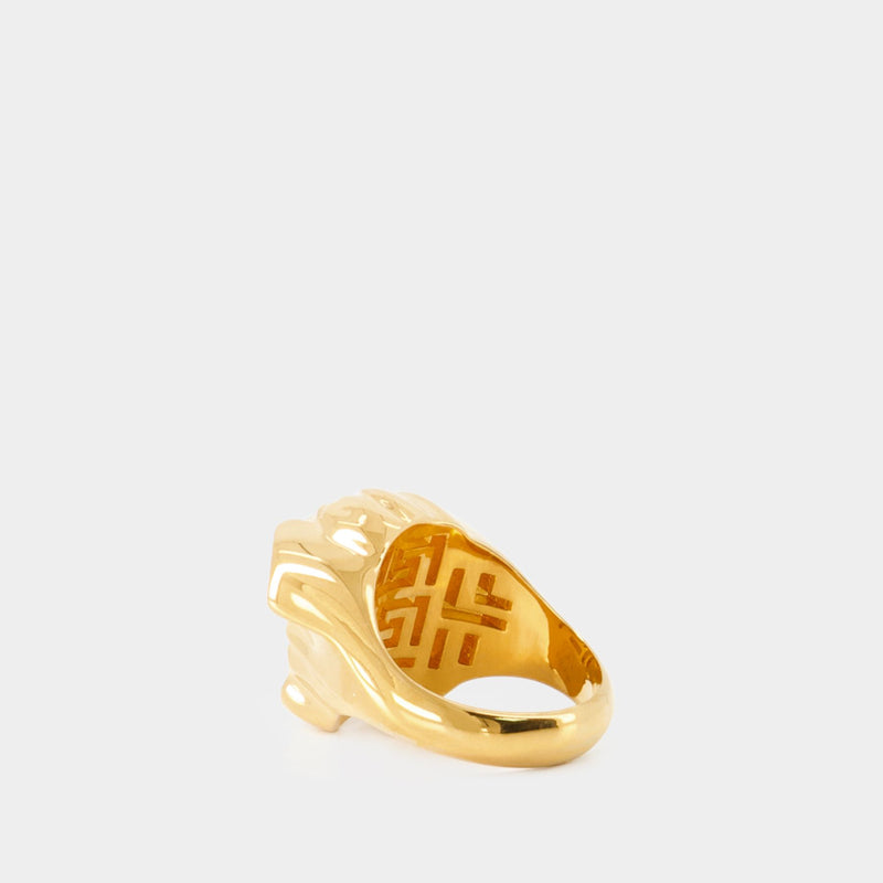 Medusa Ring - Versace - Metal - Gold