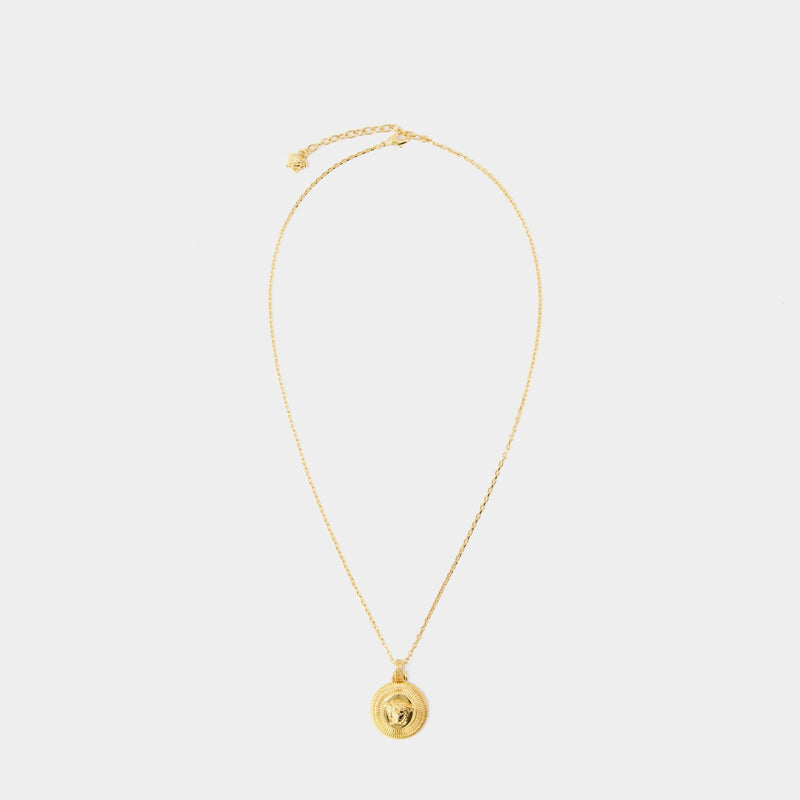 Medusa Biggie Necklace  - Versace - Metal - Gold