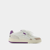 Palm University Sneakers - Palm Angels - White/Purple - Leather