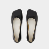 6 Anatomic Ballerinas - MM6 Maison Margiela - Leather - Black