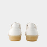 6 Court Sneakers - MM6 Maison Margiela - Leather - White