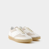 6 Court Sneakers - MM6 Maison Margiela - Leather - White