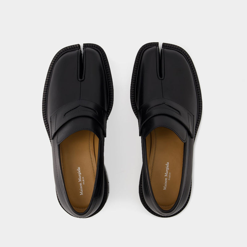 Tabi County Loafers - Maison Margiela - Leather - Black