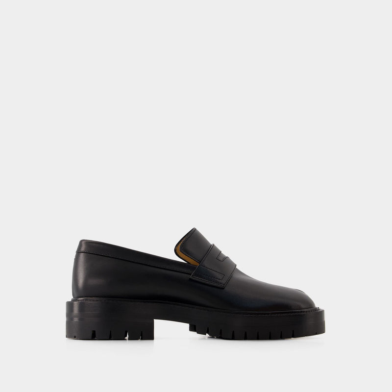 Tabi County Loafers - Maison Margiela - Leather - Black