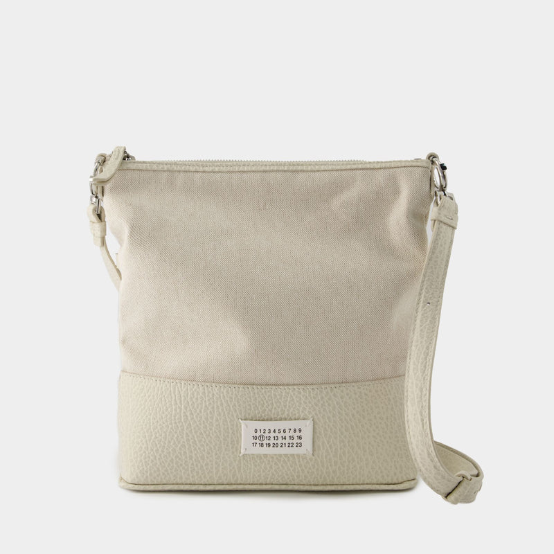 5ac Hobo Small Crossbody - Maison Margiela - Leather - Beige