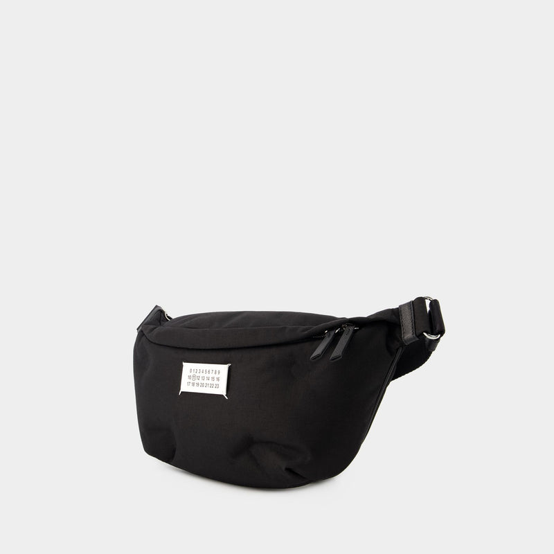 Glam Slam Belt Bag - Maison Margiela - Leather - Black